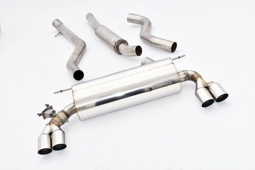Friedrich Motorsport 76mm Duplex-Anlage f�r BMW 4er F32 / F33 / F36 Coupe / Cabrio / Gran Coupe 430i/430ix 185kW ohne Ottopartikelfilter Bj. 03/2016-03/2018