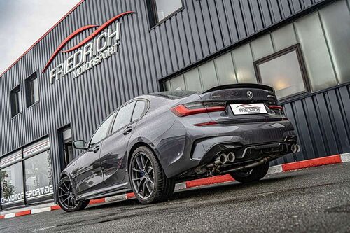 Friedrich Motorsport 76mm Duplex-Anlage f�r BMW 4er G22 Coupe M440i/M440ix 275kW mit Ottopartikelfilter ab Bj. 10/2020