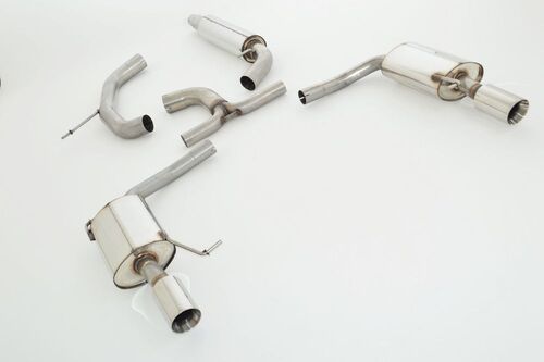 Friedrich Motorsport 76mm Duplex-Anlage f�r VW Passat 3C B7 Variant (Frontantrieb) 1.8l TSI 118kW / 2.0l TSI 155kW ab Bj. 11/2010