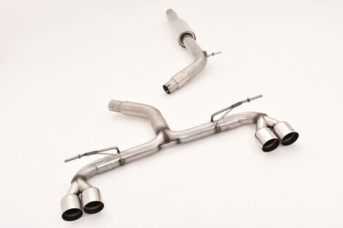 Friedrich Motorsport 76mm Duplex-Anlage f�r VW Golf VII GTD Frontantrieb 2.0l TDI 135kW Bj. 2013-02/2017