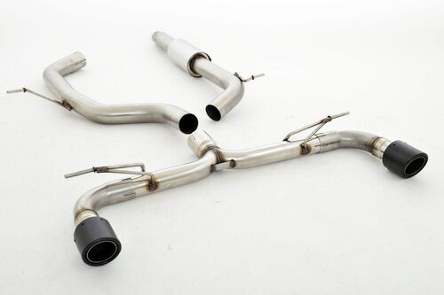 Friedrich Motorsport 76mm Duplex-Anlage f�r VW Golf VII GTD Frontantrieb 2.0l TDI 135kW Bj. 03/2017-08/2018