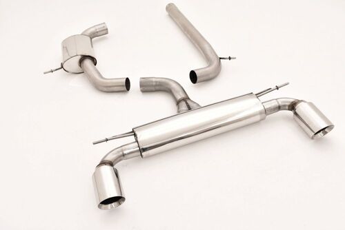 Friedrich Motorsport 76mm Duplex-Anlage f�r VW Golf VII GTI / Performance Frontantrieb 2.0l TSI 169/180kW ohne Ottopartikelfilter Bj. 02/2017-08/2018