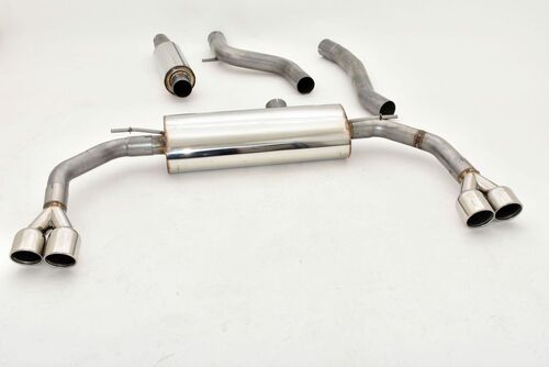 Friedrich Motorsport 76mm Duplex-Anlage f�r Mercedes-Benz C/X117 CLA-Klasse Coupe & Shooting Brake Frontantrieb CLA200 115kW / CLA250 155kW Bj. 01/2013-06/2016