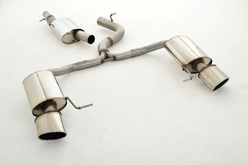 Friedrich Motorsport 76mm Duplex-Anlage f�r Skoda Octavia 5E Limousine & Combi Allrad 1.8l TSI 4x4 132kW ab Bj. 2013 (inkl. Facelift)