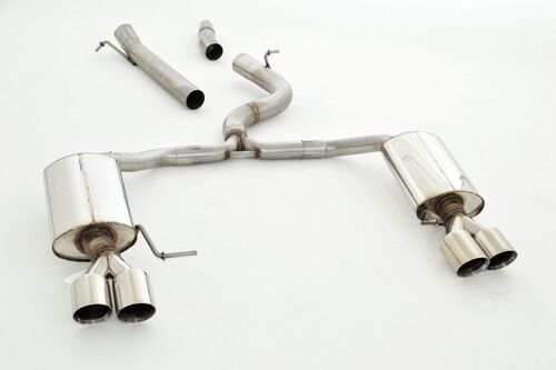 Friedrich Motorsport 76mm Duplex-Anlage f�r Skoda Octavia RS 5E  (inkl. Facelift) Limousine & Combi Allrad 2.0l TDI 4x4 135kW Bj. 2015-06/2018