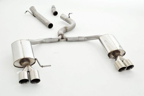 Friedrich Motorsport 76mm Duplex-Anlage f�r Seat Leon 5F ST X-PERIENCE 4Drive 2.0l TDI 110/135kW ab Bj. 10/2014