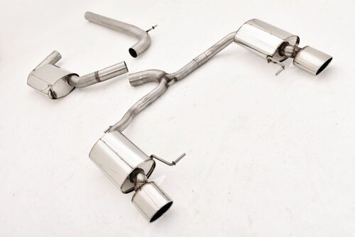 Friedrich Motorsport 76mm Duplex-Anlage f�r Seat Leon 5F ST inkl. FR Frontantrieb 2.0l TSI 140kW mit Ottopartikelfilter Bj. 09/2018-05/2020