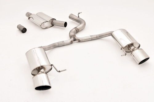 Friedrich Motorsport 76mm Duplexanlage f�r Seat Leon 5F ST Cupra 4Drive 2.0l TSI 221kW mit Ottopartikelfilte Bj. 10/2018-01/2020