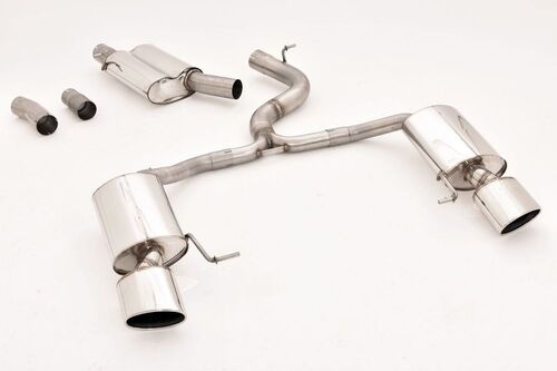 Friedrich Motorsport 76mm Duplexanlage f�r Seat Leon 5F ST Cupra 4Drive 2.0l TSI 221kW ohne Ottopartikelfilter  Bj. 2017-2018