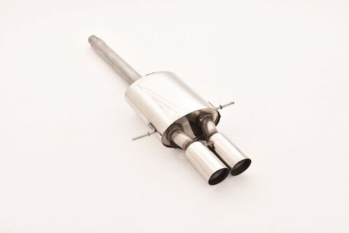 Friedrich Motorsport 70mm Sportendschalld�mpfer mittig f�r Mini R56 Cooper S inkl. JCW 1.6l Turbo 120/128/135/141/147/155/160kW ab Bj. 2006