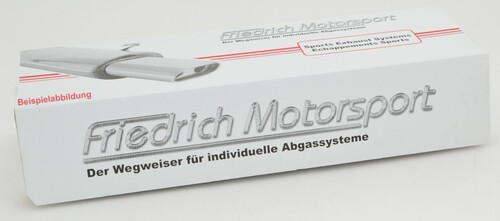 Friedrich Motorsport 90mm Duplex-Anlage f�r BMW 3er F31 Touring 340i/340ix 240kW mit Ottopartikelfilter ab Bj. 07/2018 originale Klappensteuerung kann weiterverwendet werden