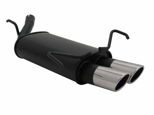 Novus Sportendschalld�mpfer f�r Opel Corsa C (C) 2 x 76mm SR-Design