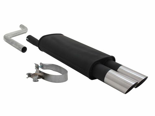 Novus Sportendschalld�mpfer f�r VW Polo II / III (86C) 2 x 76mm MS-Design