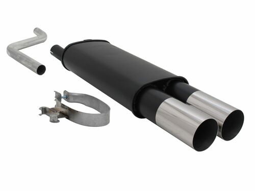 Novus Sportendschalld�mpfer f�r VW Polo II / III (86C) 2 x 90mm RL-Design