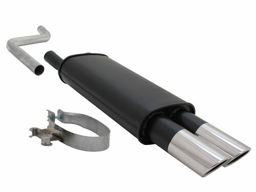 Novus Sportendschalld�mpfer f�r VW Polo II / III (86C) 2 x 90mm SR-Design