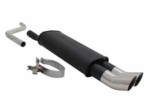 Novus Sportendschalld�mpfer f�r VW Polo II / III (86C) 2 x 76mm DTM