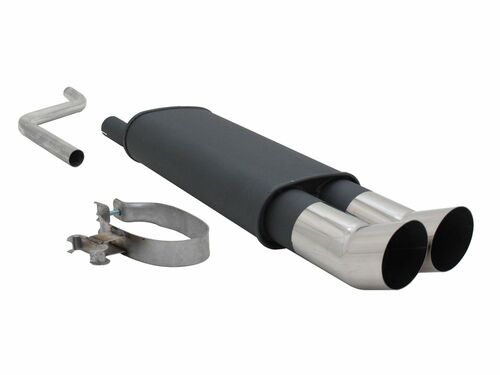 Novus Sportendschalld�mpfer f�r VW Polo II / III (86C) 2 x 90mm DTM