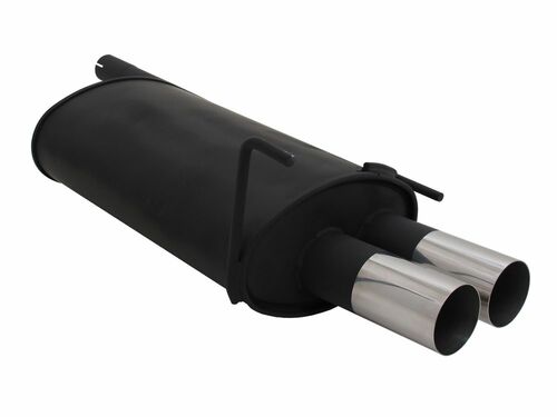 Novus Sportendschalld�mpfer f�r Mercedes C-Klasse (W202) 2 x 76mm RL-Design