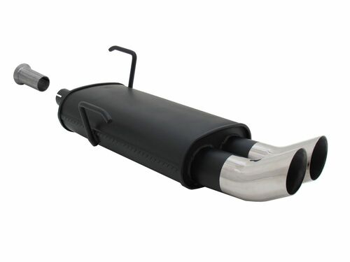 Novus Sportendschalld�mpfer f�r Peugeot 206 2 x 76mm DTM