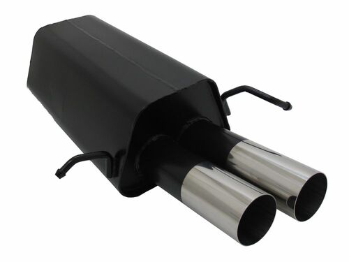 Novus Sportendschalld�mpfer f�r Mercedes CLK-Klasse (W209) 2 x 76mm RL-Design