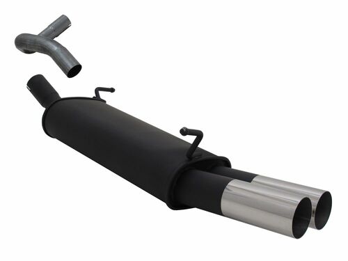 Novus Sportendschalld�mpfer f�r Seat Ibiza (6L) 2 x 76mm RL-Design