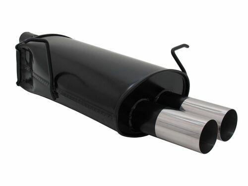 Novus Sportendschalld�mpfer f�r BMW E46 Touring 2 x 76mm RL-Design