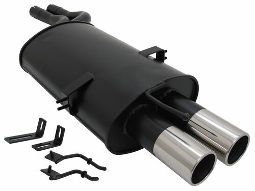 Novus Sportendschalld�mpfer f�r BMW E46 Limousine (346L/C) 2 x 76mm