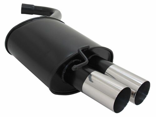 Novus Sportendschalld�mpfer f�r BMW E90 / E91 (390L) 2 x 76mm RL-Design