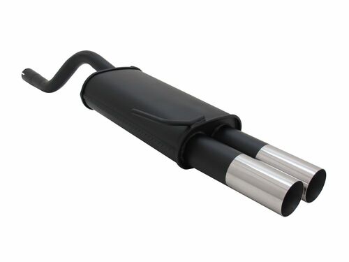 Novus Sportendschalld�mpfer f�r Renault Clio II (BB0/CB0) 2 x 76mm RL-Design