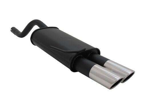 Novus Sportendschalld�mpfer f�r Renault Clio II (BB0/CB0) 2 x 76mm SR-Design