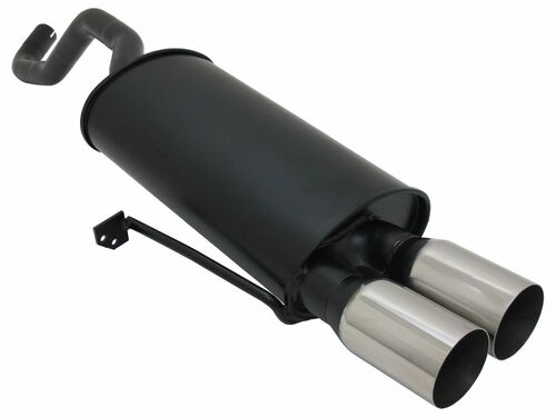 Novus Sportendschalld�mpfer f�r Renault Clio III (BR0/CR0) 2 x 76mm RL-Design