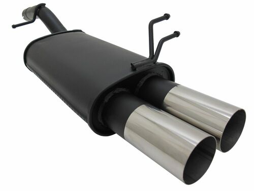 Novus Sportendschalld�mpfer f�r Ford Fiesta (JH/JD) 2 x 76mm RL-Design