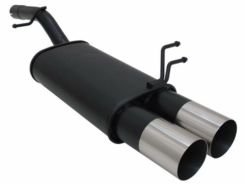 Novus Sportendschalld�mpfer f�r Ford Fiesta (JH/JD) 2 x 90mm RL-Design