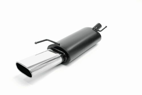 Novus Edelstahl Sportendschalld�mpfer f�r VW Golf III, Golf IV, Cabrio (1E7, 1EXO,1HXO) 75 x 135mm