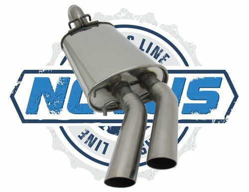 Novus Classic Line Edelstahl-Endschalld�mpfer 55mm f�r VW Golf II 19E