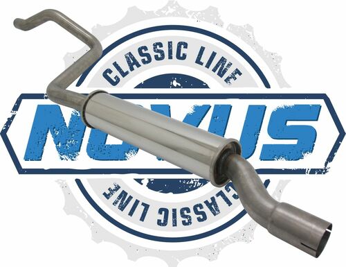 Novus Classic Line Edelstahl-Vorschalld�mpfer f�r VW Golf I Cabrio 155
