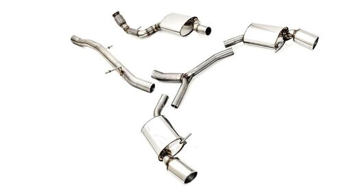 Friedrich Motorsport 76mm Duplex-Anlage f�r Audi A5 B9 (F5/B8) Coupe & Cabrio Quattro 45 TFSI 180kW Bj. 10/2018-06/2020