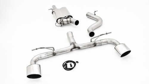 Friedrich Motorsport 76mm Duplex-Anlage mit Klappensteuerung f�r Audi TTS 8S Quattro 2.0l TFSI 235kW Bj. 11/2020-07/2023