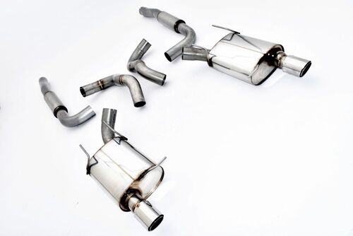 Friedrich Motorsport 76mm Duplex-Anlage f�r Ford Mustang V Facelift (S197) Coupe & Cabrio 3.7l V6 227kW Bj. 2010-2014