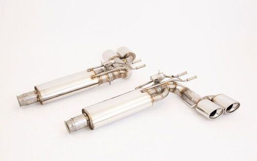 Friedrich Motorsport 2x 76mm Duplex-Endschalld�mpfer f�r Mercedes-Benz G-Klasse W463 mit Klappensteuerung 4.0l V8 BiTurbo 430kW ab Bj. 06/2018