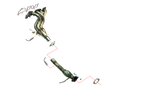 TeZet F�cherkr�mmer f�r FORD FOCUS II 2.0i 16V 145PS, Motor: G/AODA Bj. 2004-
