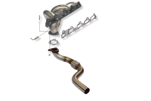 TeZet F�cherkr�mmer f�r OPEL ASTRA G 1.8I 16V 115PS Motor: X18XE1 Bj. 1998-2001 