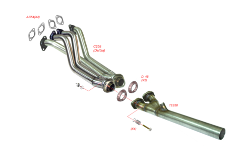 TeZet F�cherkr�mmer f�r SEAT IBIZA CUPRA 2.0I 16V 150PS, Motor: ABF Bj. 1997-1999