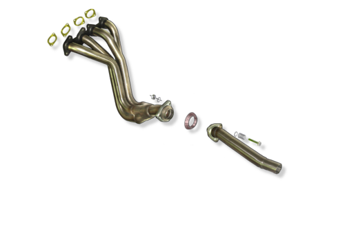 TeZet F�cherkr�mmer f�r VOLKSWAGEN GOLF I 16V (ohne Kat) 1.8l 16V 139PS, Motor: KR (Motorumbau aus VW Golf II)