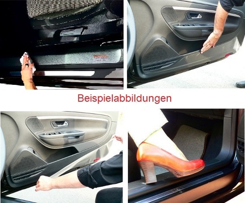 PKW Innenraum-Schutzfolie Carbon-Optik schwarz 230µ für Audi A5 Cabrio ab BJ.2009-2016