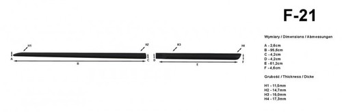 Seitenleisten-Satz f�r Suzuki SX4 Limousine 4-T�rer 2006-2014