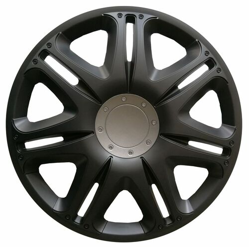 Radzierblenden Radblenden Radkappen (Satz 4 St�ck) Nasca Schwarz 13