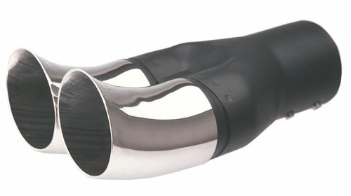 Auspuffblende SONIC TWIN DTM, f�r Auspuff-Durchmesser 45-60 mm