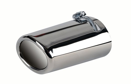 Auspuffblende BASIC-LINE oval/schr�g, f�r Auspuff-Durchmesser 32-50 mm