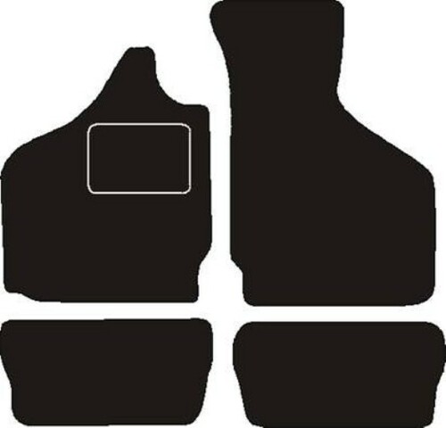 Nadelfilz-Fu�matten f�r VW Karmann Ghia (Typ 14), Bj. 1955-1974